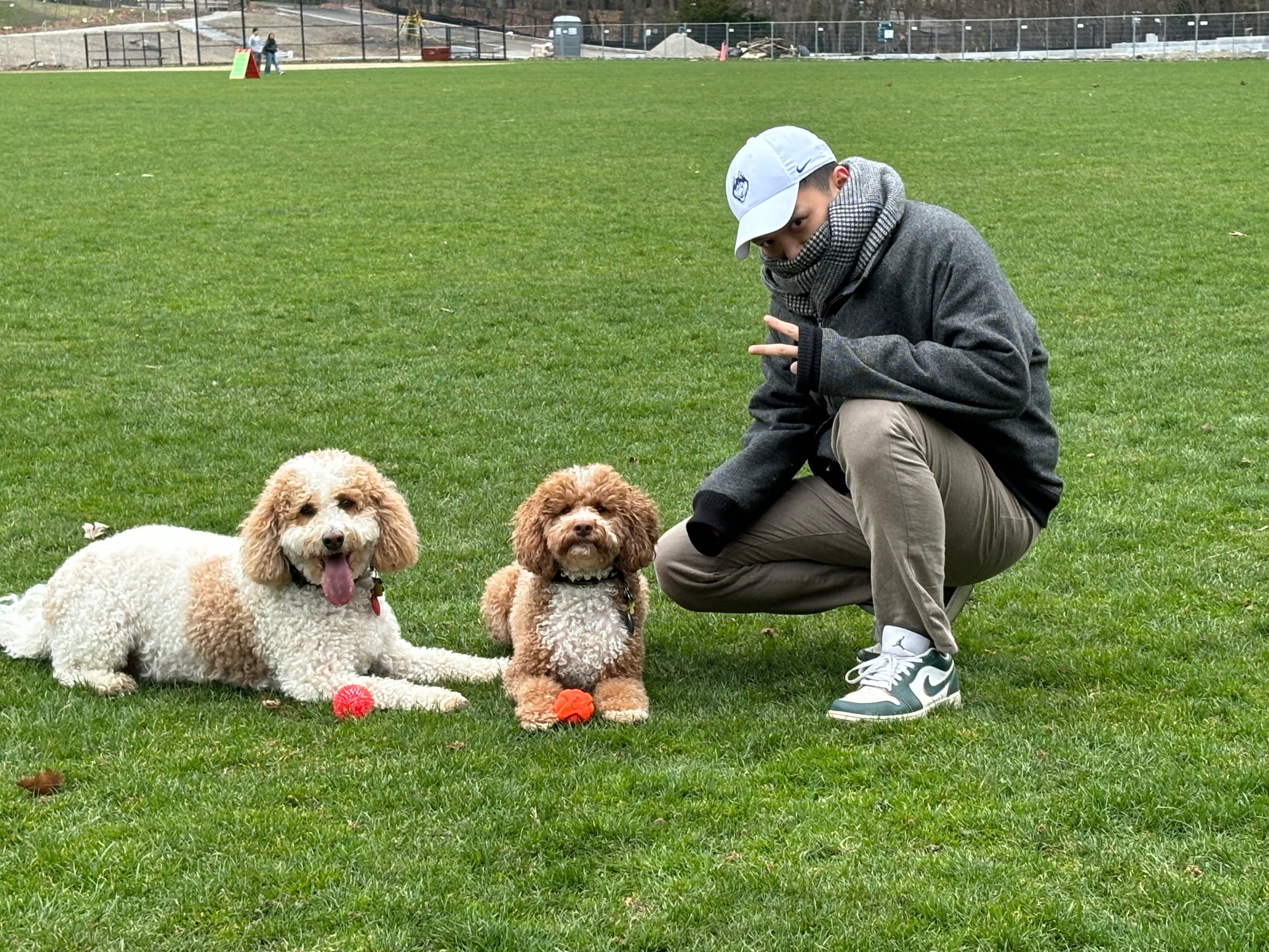 Doggies and the date just hidden in my sleeves